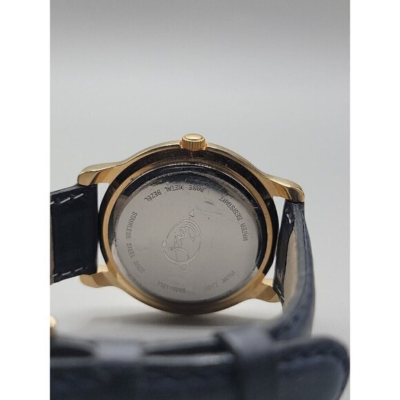 Vintage Disney Mickey Mouse Jaz Watch Rare y121x055 35mm 7" Blue Leather Band - Picture 12 of 16